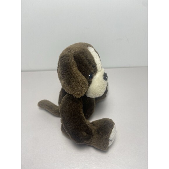 Bulldog 5.25 Sitty Plush Puppy Dog Brown Cream no tags - Picture 2 of 6